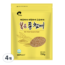 엉클탁 볶은 통 참깨, 150g, 4개