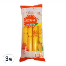 晶晶 芒果棒冰棒, 8支裝, 果汁含量未達10%, 680g, 3袋