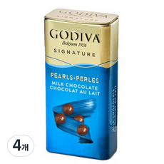 고디바 밀크 펄 초콜릿, 43g, 4개