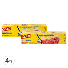 GLAD 佳能 Flex&Seal延展性冷藏夾鏈袋, 4個