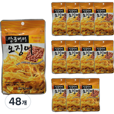 땅콩버터 오징어, 18g, 48개