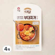 다담 부대찌개 양념, 140g, 4개