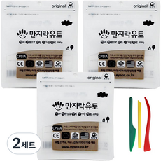 이야코 소프트 유토 200g x 3p + 주걱칼 3종 세트, 2세트, 혼합색상