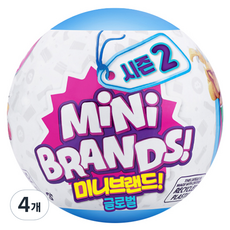 5서프라이즈 미니브랜드 글로벌 시즌 2 피규어, 혼합색상, 4개