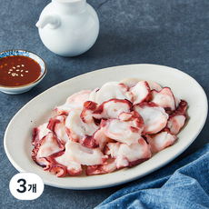 국내산 자숙문어 슬라이스, 3개, 200g