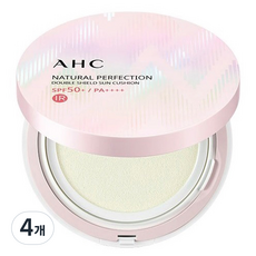 AHC 내추럴 퍼펙션 더블 쉴드 선쿠션 SPF50+ PA++++, 25g, 4개