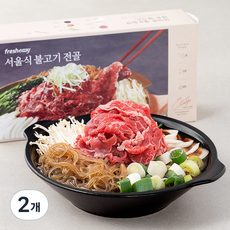 프레시지 서울식 불고기 전골 밀키트, 424.5g, 2개