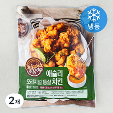 애슐리 오리지널 통살치킨 + 치폴레 & 소이소스 디핑소스 (냉동), 2개, 1000g