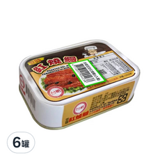 台糖 豆豉紅燒鰻魚, 100公克, 100g, 6罐
