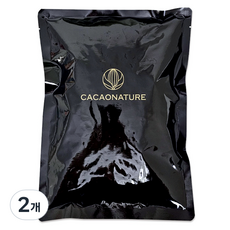쿠킹스토리 카카오네이처 화이트 컴파운드 코팅 초콜릿, 1kg, 2개