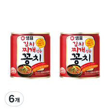 샘표 김치찌개용 꽁치, 280g, 6개