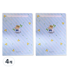 짱구는못말려 5분류 A4 버전 2 인덱스 홀더, 꽃짱구, 4개
