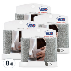 ELO 다용도 만능 스폰지 수세미, 2개입, 8개