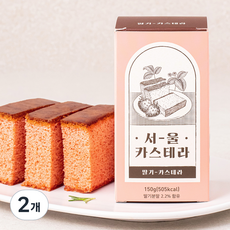 서울카스테라 딸기 카스테라 하프, 150g, 2개