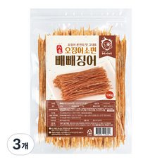 해야미 빼빼징어 오징어소면, 100g, 3개