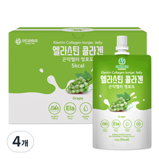 단디라이프 엘라스틴 콜라겐 곤약젤리 청포도맛 10개입, 120g, 40개