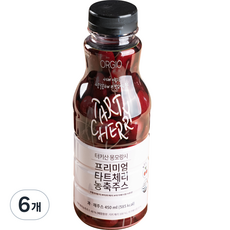 오르지오 프리미엄 타트체리 농축 주스, 6개, 450ml