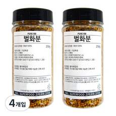 gomine蜂花粉, 250g, 4入