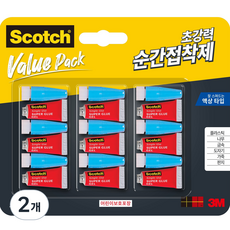 스카치 접착제 멀티팩 일회용 액상타입 9입 클럽팩, 2개