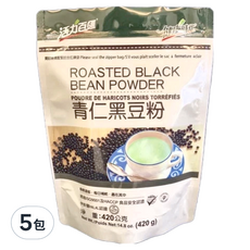 健康時代 青仁黑豆粉 無糖, 420g, 5包