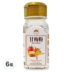 新光洋菜 甘梅粉, 40公克±3公克, 優質梅粉, 40g, 6瓶