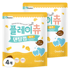 듀먼 강아지 플레이츄 덴탈껌 10p, 치즈, 100g, 4개