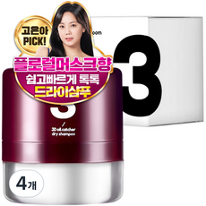 트리트룸 3D 오일캐쳐 드라이샴푸, 4개, 4g