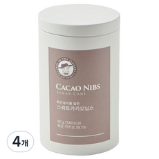 카카오패밀리 화산송이를 닮은 스위트 카카오닙스, 90g, 4개