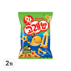ORION 好麗友 鯨魚王脆餅, 56g, 2包