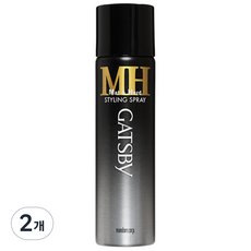갸스비 스타일링 스프레이 매트 & 하드 핸디, 65ml, 2개