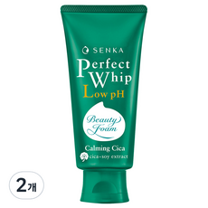 센카 퍼펙트 휩 로우 pH 카밍 시카, 100g, 2개