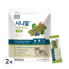 시니멀 베지스 그린 덴탈껌, 야채맛, 140g,