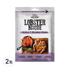 ABSOLUTE HOLISTIC 肉泥, 雞肉+龍蝦, 60g, 2包
