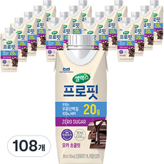 셀렉스 프로핏 우유단백질 모카 초콜릿, 250ml, 108개