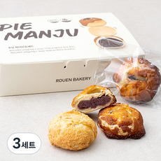 후앙 파이만쥬 팥앙금 70g x 3p + 백앙금 70g x 3p, 3세트