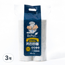 닥터퓨리 빨아쓰는 키친타올 60매, 6개