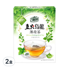 3點1刻 直火烏龍 薄荷茶, 2.5g, 6包, 2盒