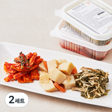 더반찬 충무식오징어어묵무침 230g + 시래기된장지짐 250g + 감자조림 350g 세트, 2세트