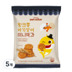 핑크퐁 아기상어 미니약과, 110g, 5개