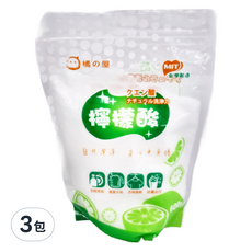 MIKA HOUSE 橘之屋 檸檬酸, 天然洗淨力 600g, 3包
