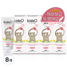 2080 키즈오 알파치약 라스베리향, 80g, 8개