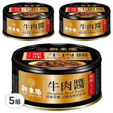 新東陽 原味牛肉醬 3罐,110g,5組