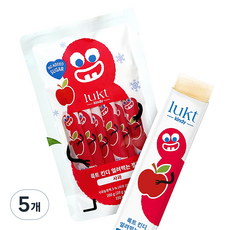 LUKT 킨디 얼려먹는 젤리 10p, 200g, 5개, 사과