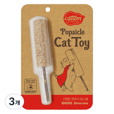 캣템 고양이 팝시클 장난감 2 x 13 cm, 3개, 마따따비