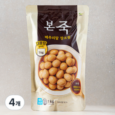 본죽 메추리알 장조림, 1kg, 4개