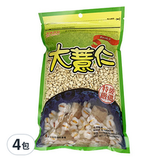 耆盛食品 大薏仁, 特級嚴選, 四神湯/八寶粥配料, 500g, 4包