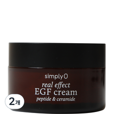 심플리오 리얼이펙트 EGF 크림, 50ml, 2개