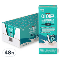 일동후디스 하이뮨 프로틴 밸런스 음료 저당, 190ml, 48개 190ml, 48개
