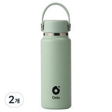 오슬로 미니룹 스텐 미니 텀블러, 그린, 2개, 300ml