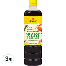 몽고간장 국찌개용 만능 맛간장, 900ml, 3개